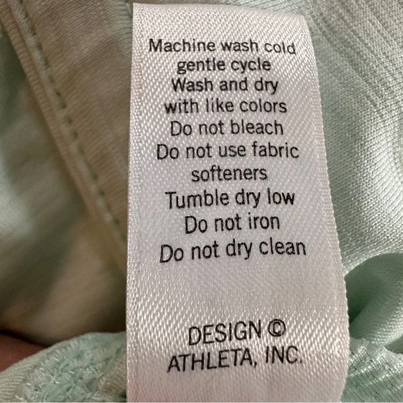 Athleta Light Aqua Blue Skort Tennis Sz L - Picture 9 of 10